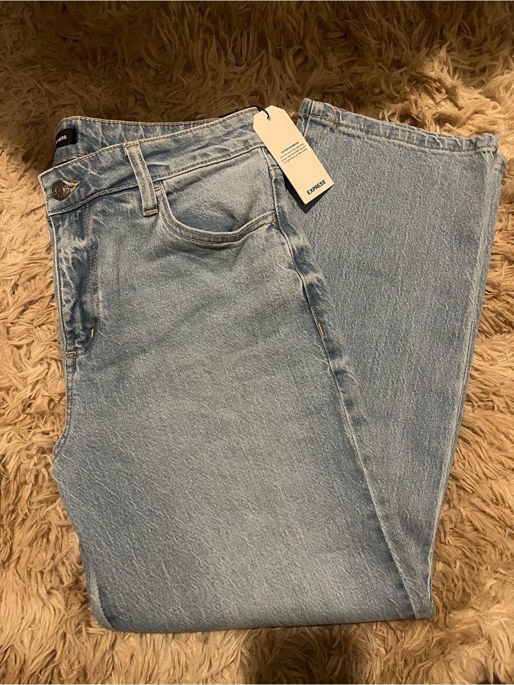 Express Light Wash Cropped Ankle Jeans